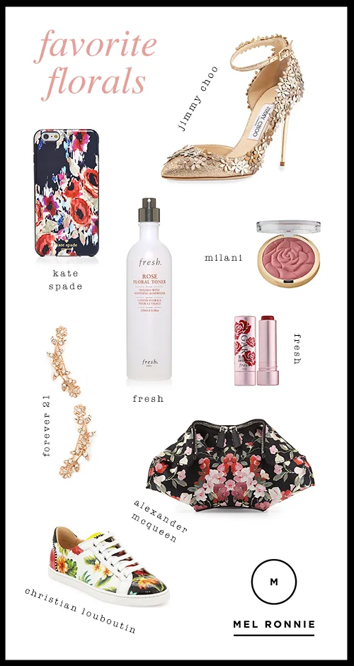 Mel Ronnie Florals Collage