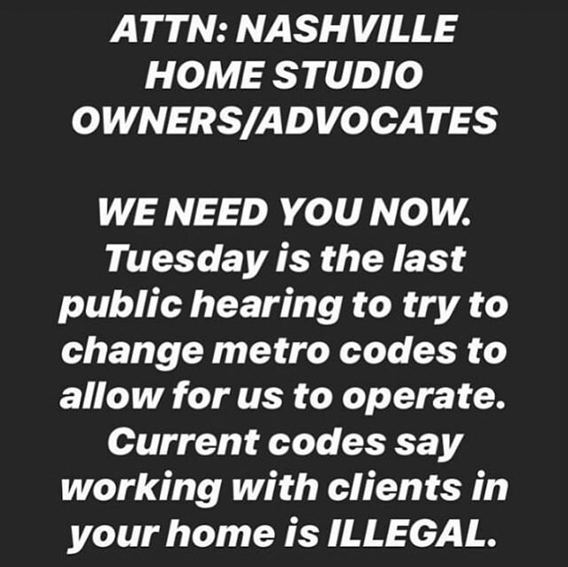 Nashville!!!!! Today is the last day. Please sign this petition so our track guys &amp; writers can legally create in their homes. 🤍 #lizrosemusic ✨