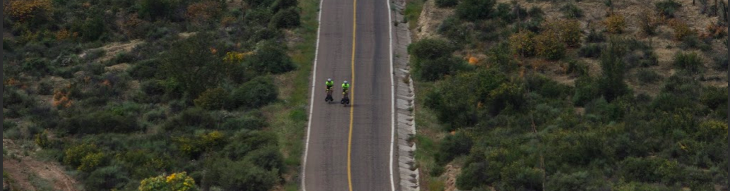 Your adventurers on a long and isolated stretch of road.