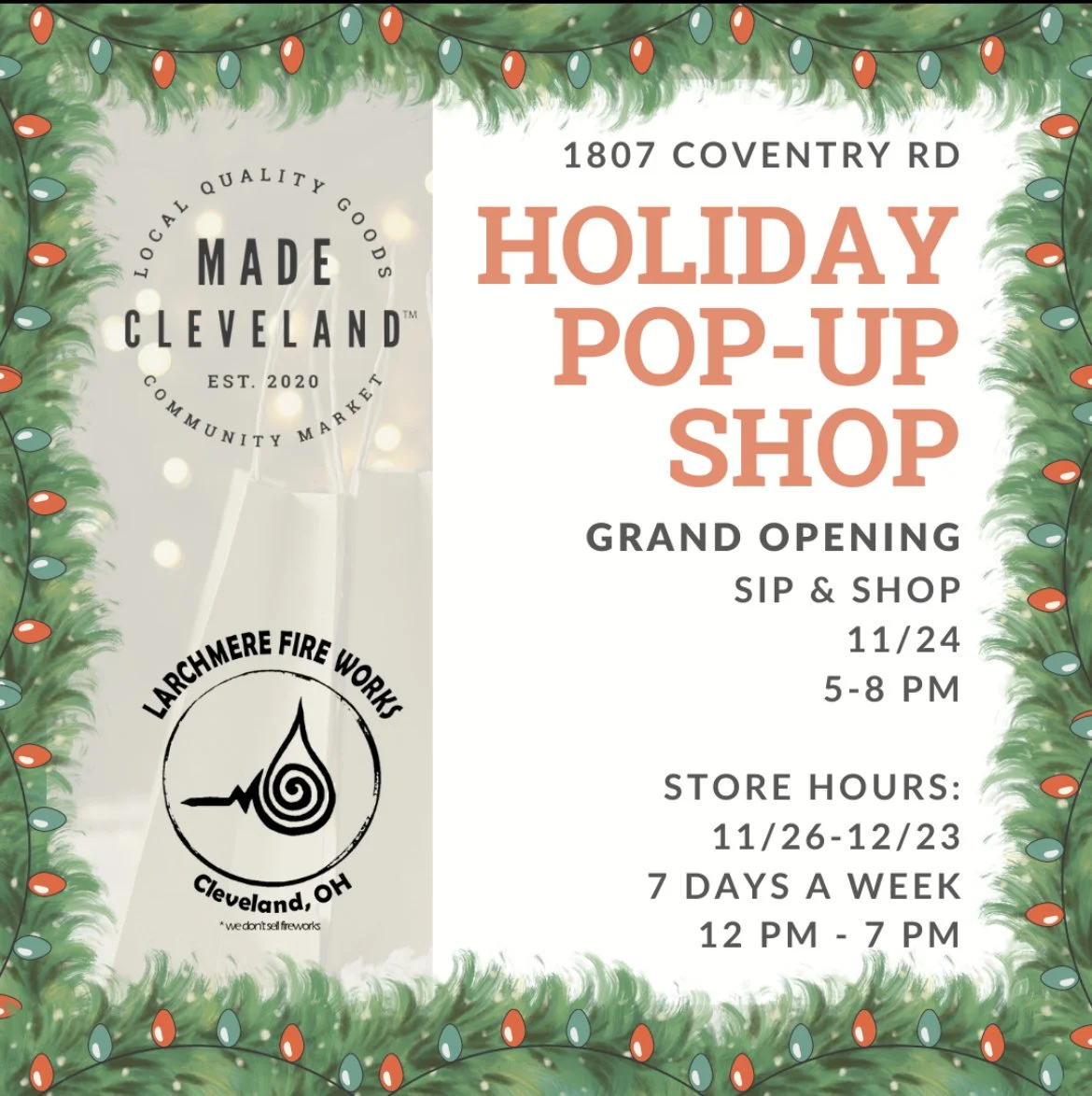 Holiday Pop-Up Shop