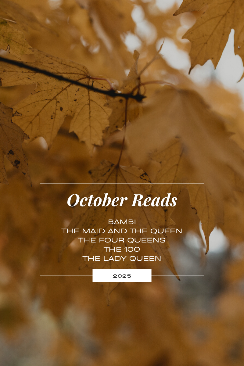OCTOBER 2025 READING LIST