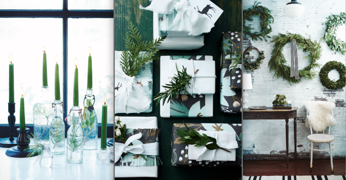 DECORATING WITH GREENS