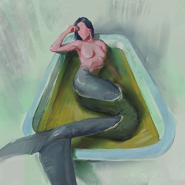 A sketch based on a painting by @benjaminbjorklund. If you dont know his stuff do your eyeballs a favour and give him a follow. I've been meaning to do some studies of his approach for a while so here ya go. Also a mermaid for May. -
-
-
-
-
-
-
-
-

