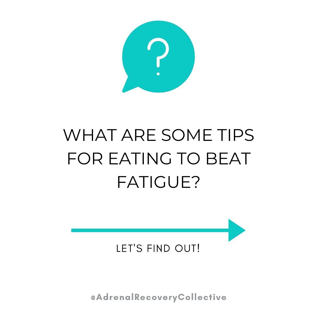 We speak about &ldquo;eating to beat fatigue&rdquo; often but do you know how? Here are some tips!💙