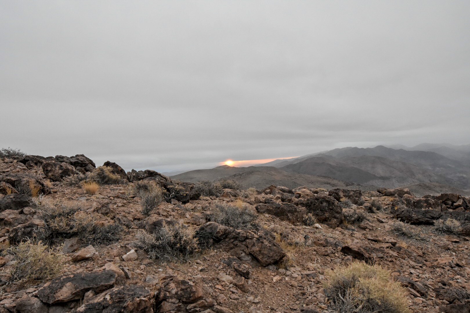 Sunrise in Death Valley from Dante’s View