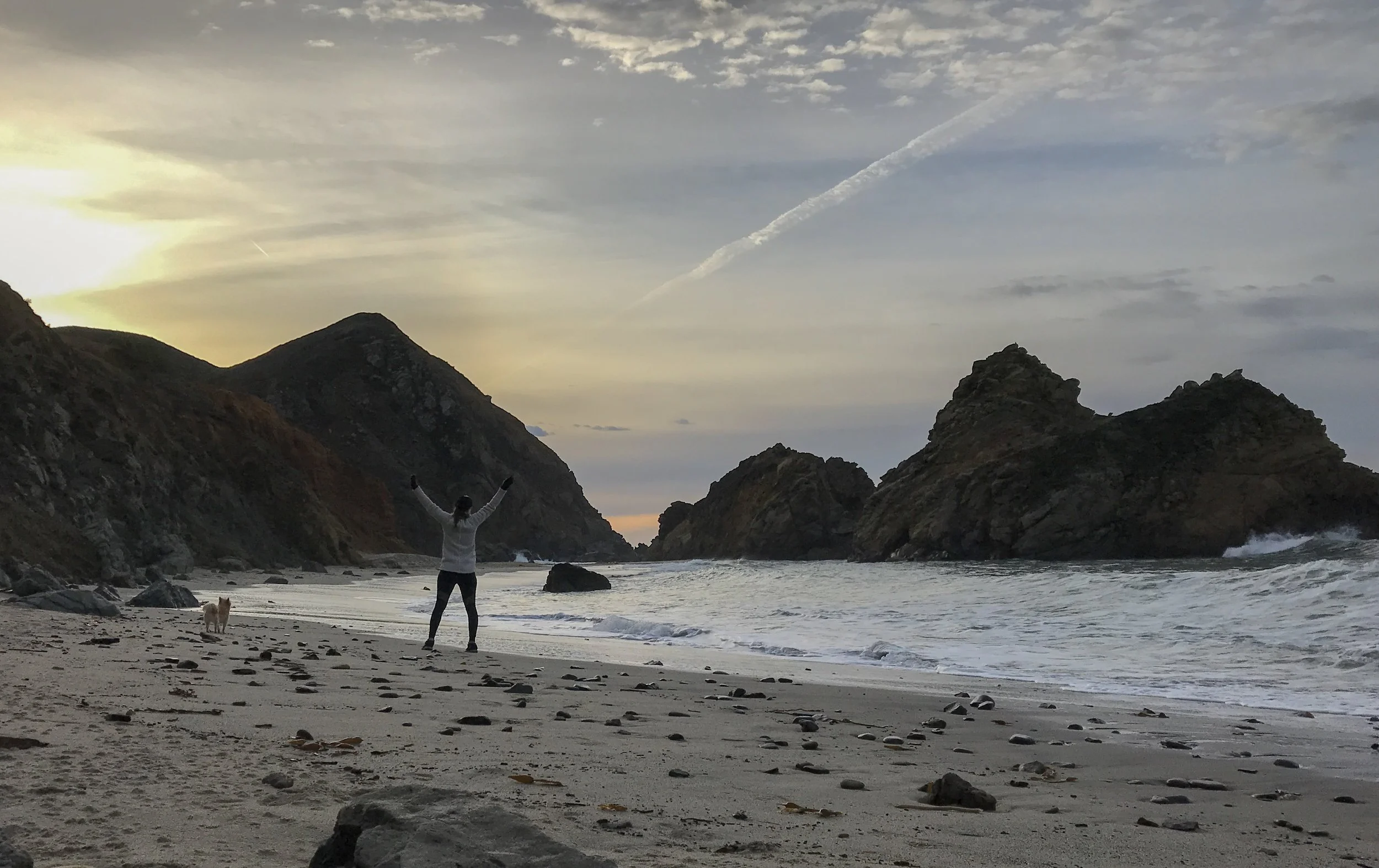 Sunrise at Pfeiffer Beach, Big Sur
