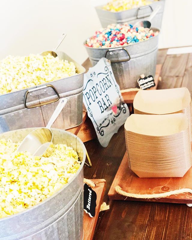 You can&rsquo;t go wrong with a popcorn bar. 😋