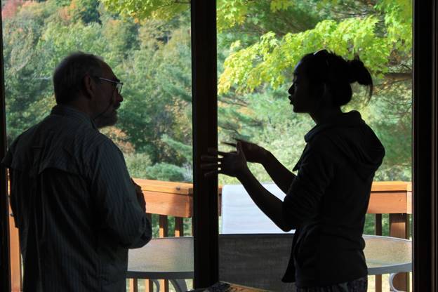 The presentations inspired intense conversation AND...
