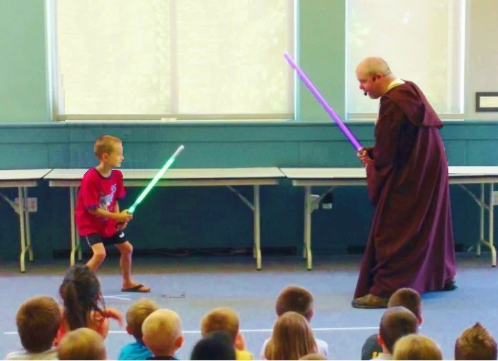 Cambridge Public Library O'Connell Branch's Star Wars Jedi Knight Training