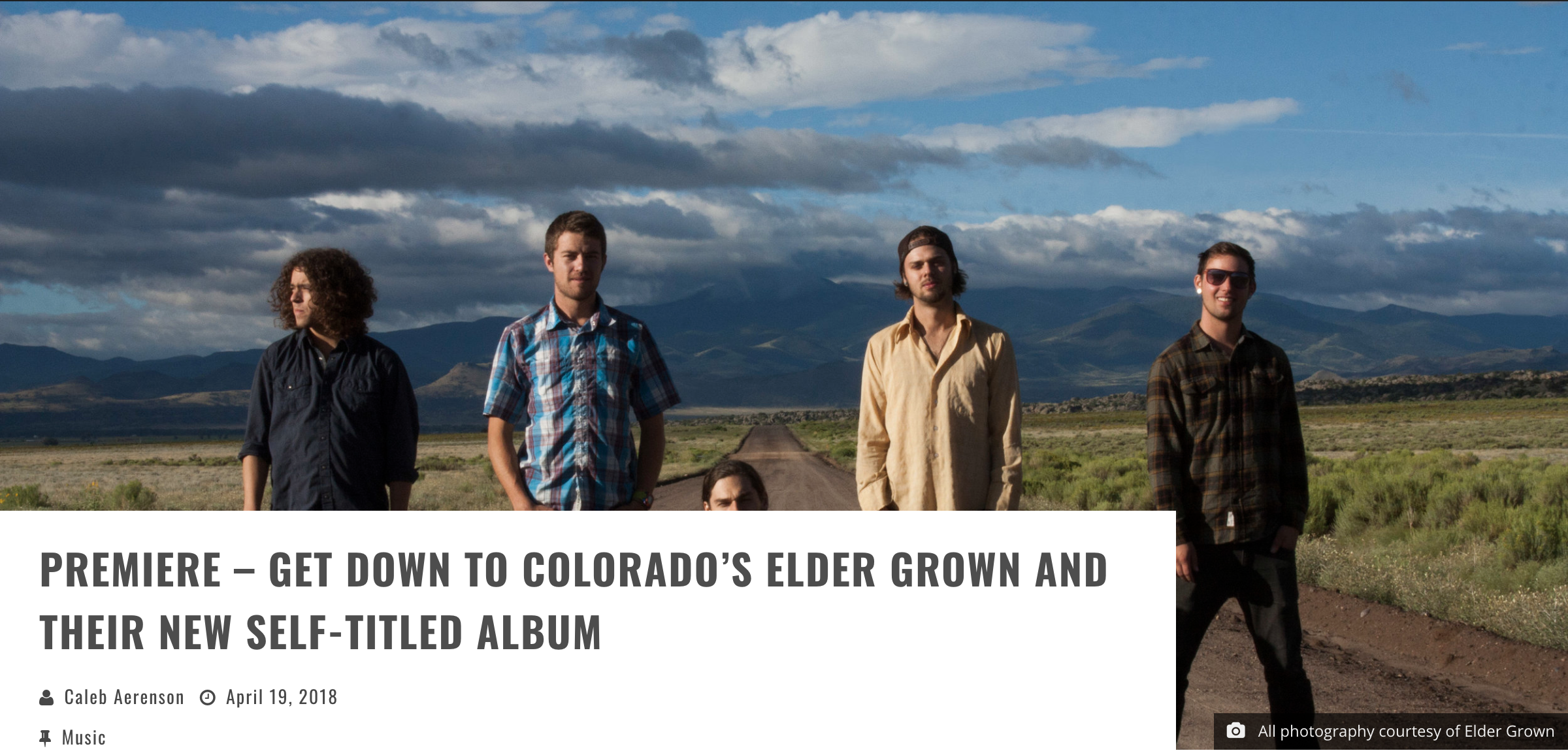 Album premiere in 303 Magazine. For full article click here!