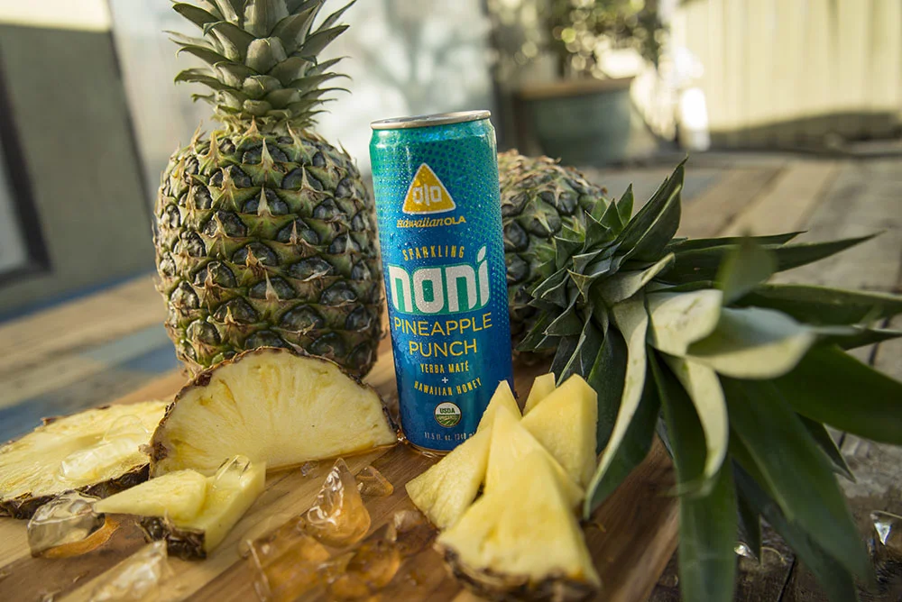 Sparkling Noni Pineapple Punch Pretty