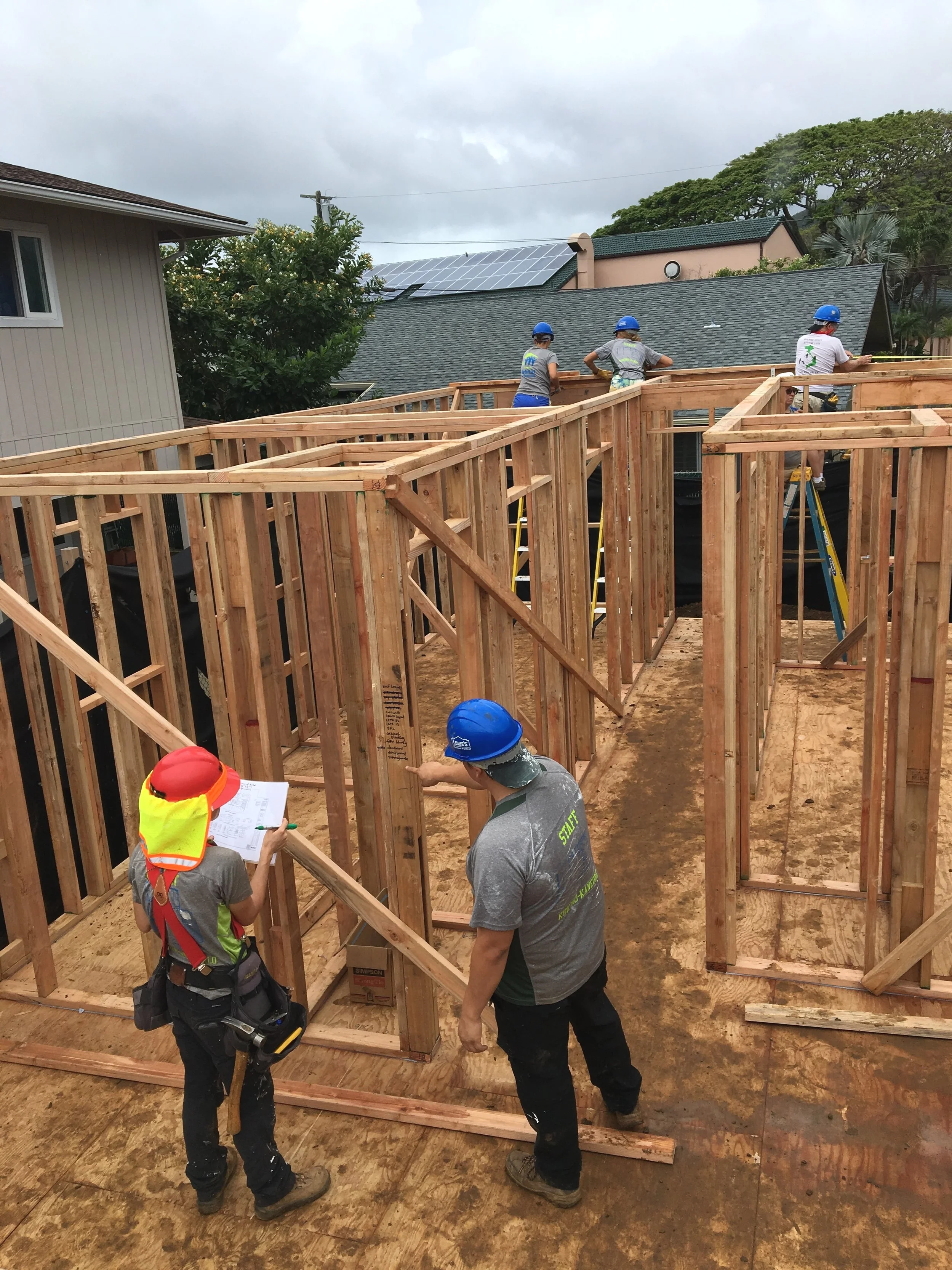 Volunteer day with Habitat for Humanity