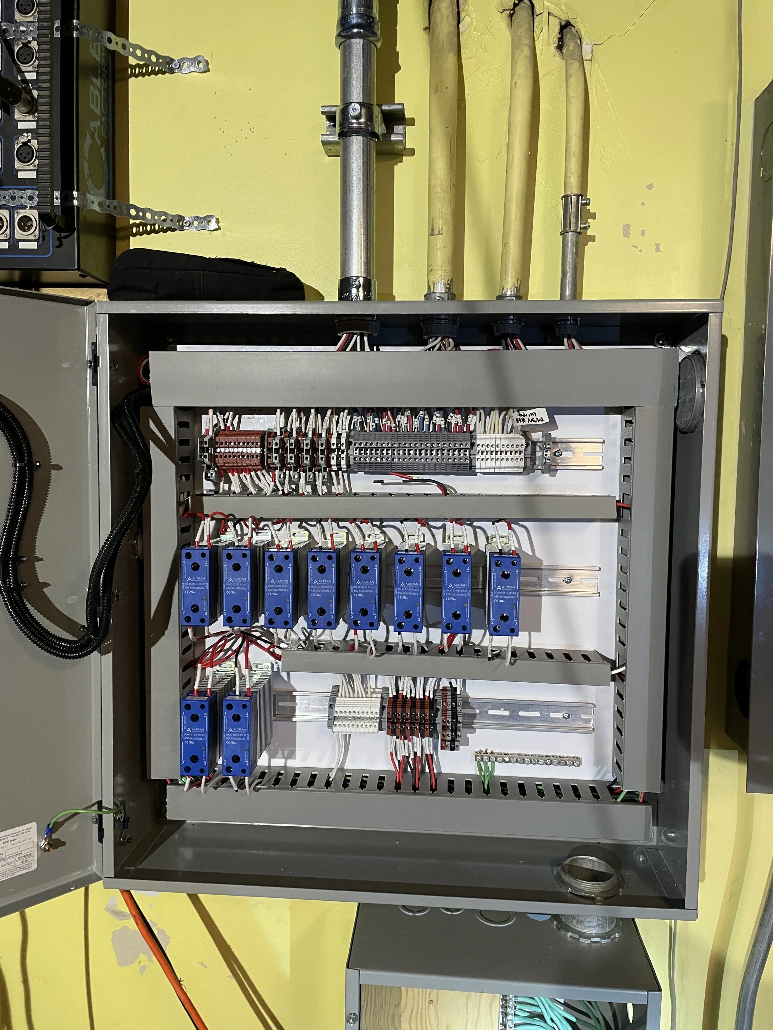 Custom control panel for lighting control