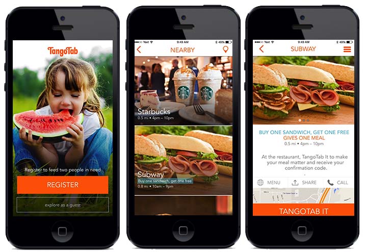 TangoTab Mobile App Redesign