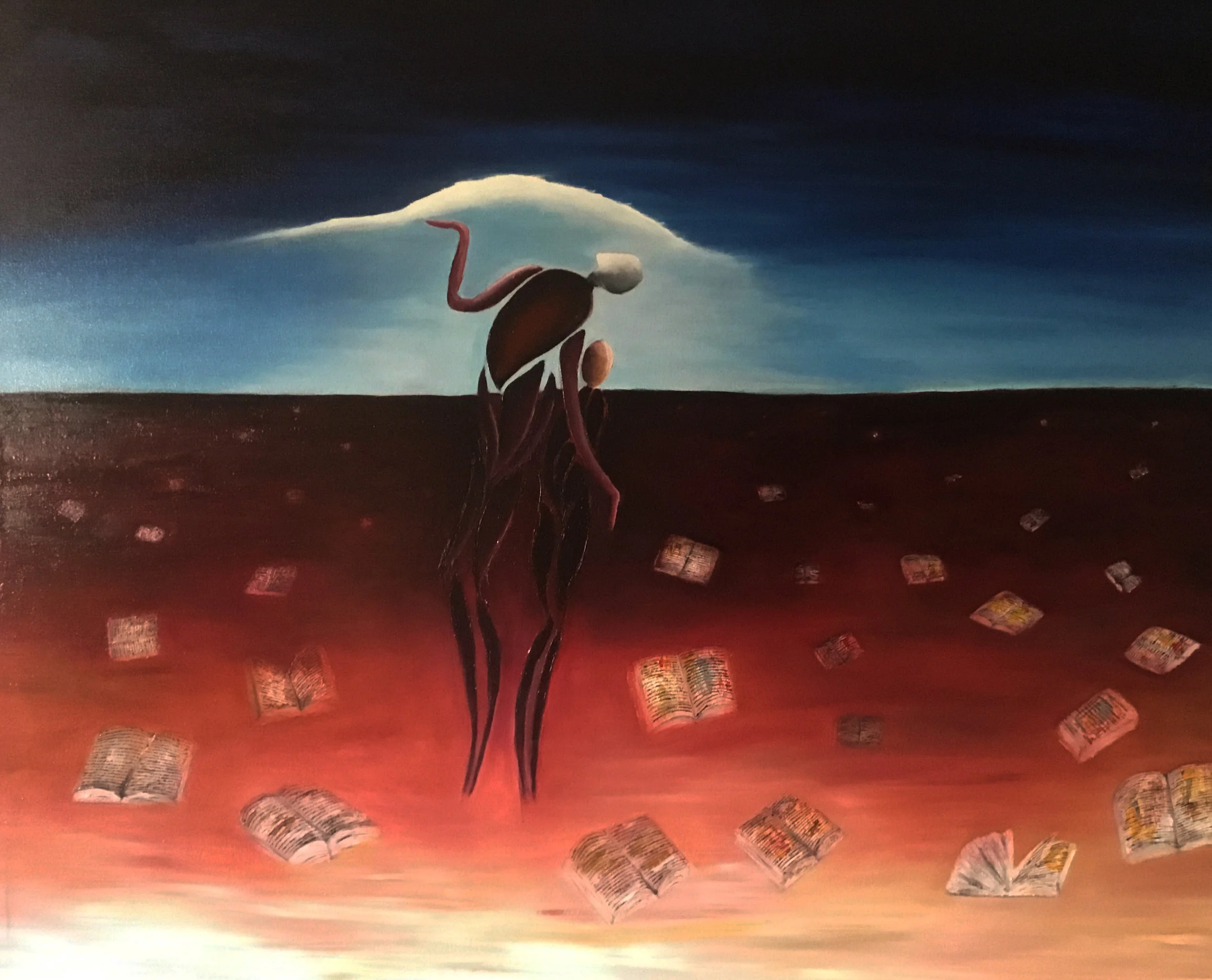   Knowledge   Oil On Canvas  30x40 