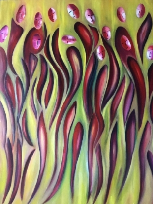   People   Oil On Canvas  30x40 