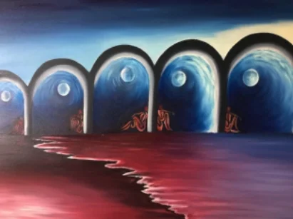   My Moon   Oil On Canvas  30x40 