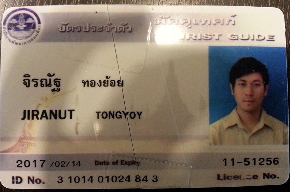 tour guide license thailand