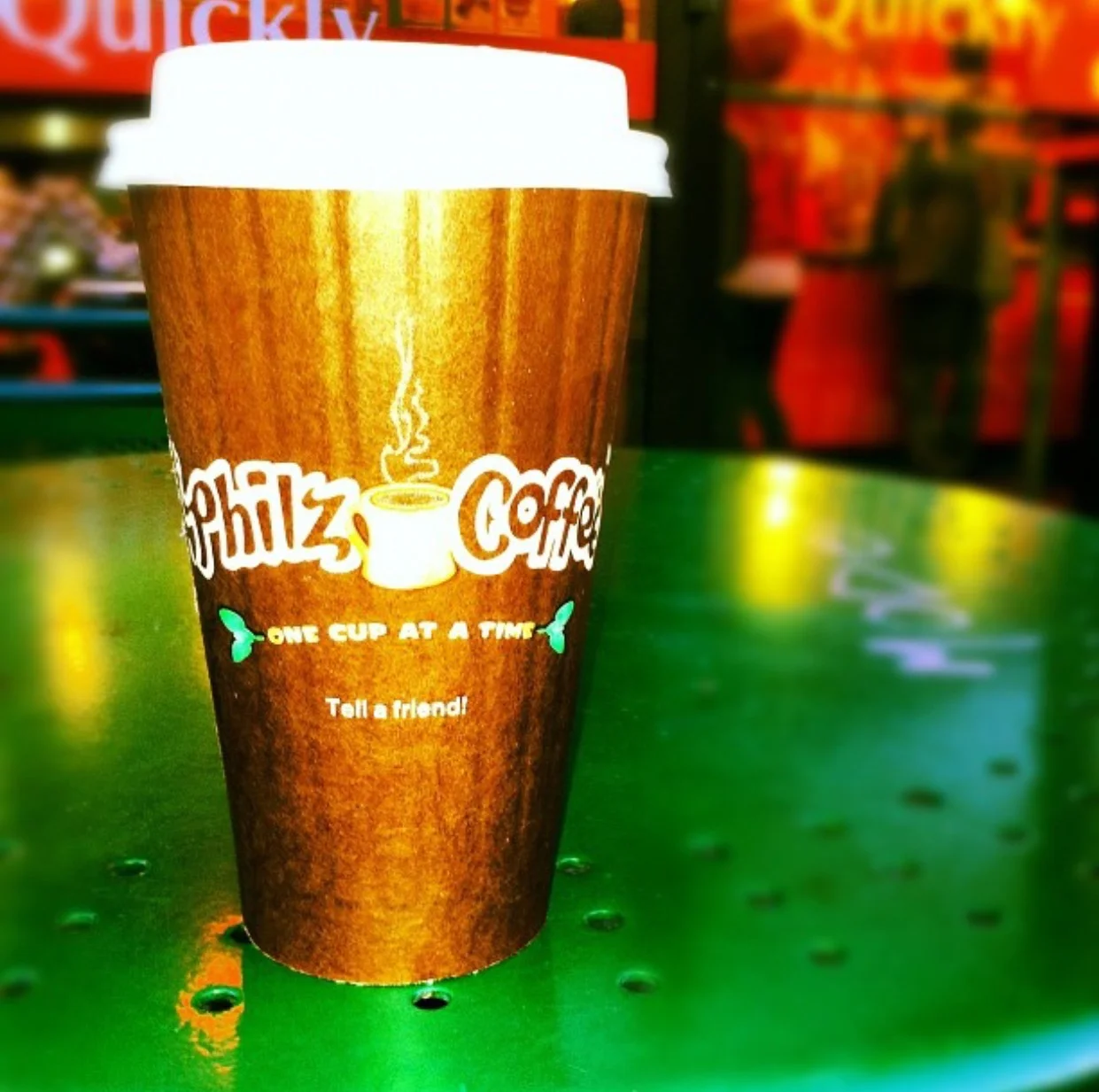 "One Cup at a Time" - the only way. 