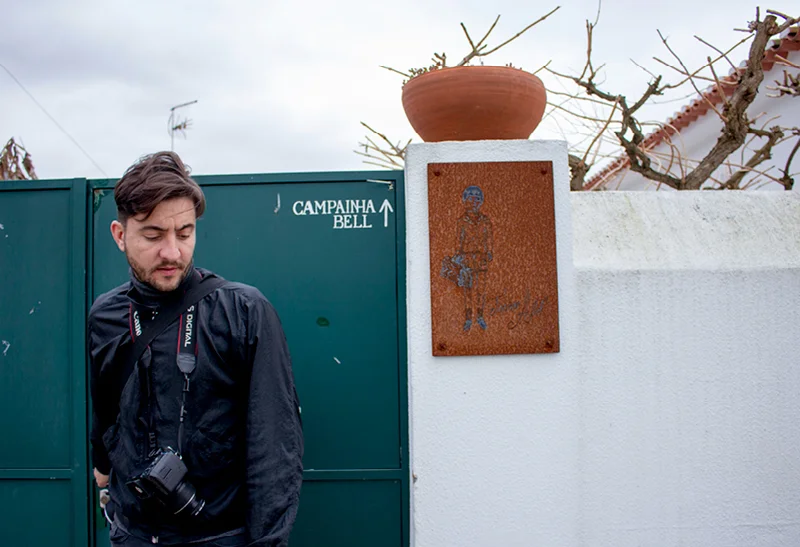 Nuno Henriques outside of the Toino Abel workshop and headquarter.