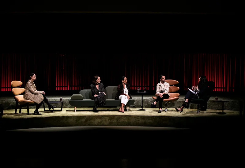 Panel Debate "The Power of Media" with Imran Amed (BoF), Bandana Tewari (Vogue India), Edwina McCann (Vogue Australia), Shaway Yey (Modern Media) and Monita Rajpal (former CNN news anchor).