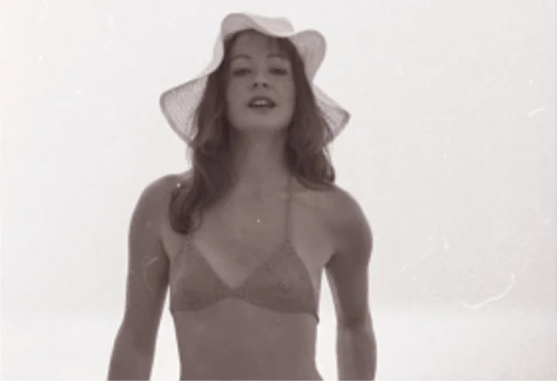 Above: Anna's mum in the 60's, wearing the original handmade crochet bikini, below: Mrs Roczynski and Meryem.