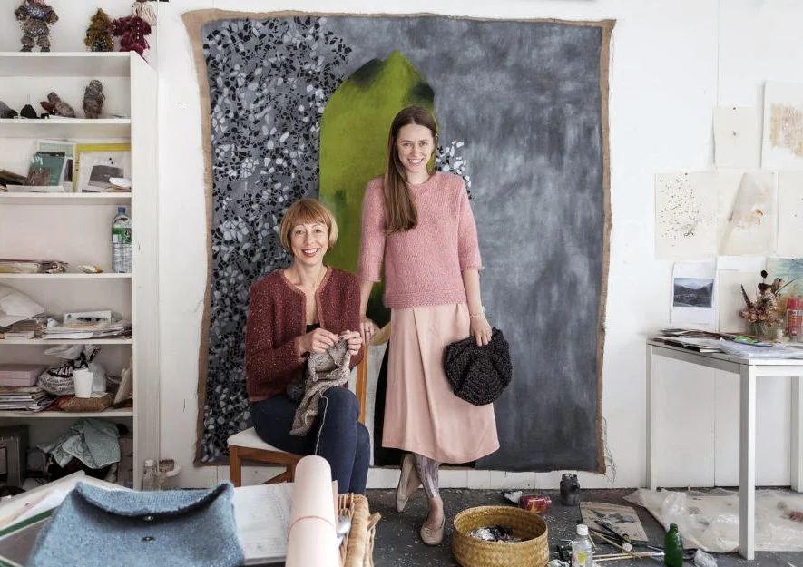 Lana (knitting) and Iulia Filipovscaia of Lana Siberie . Interview and photography by Dörte Lange .