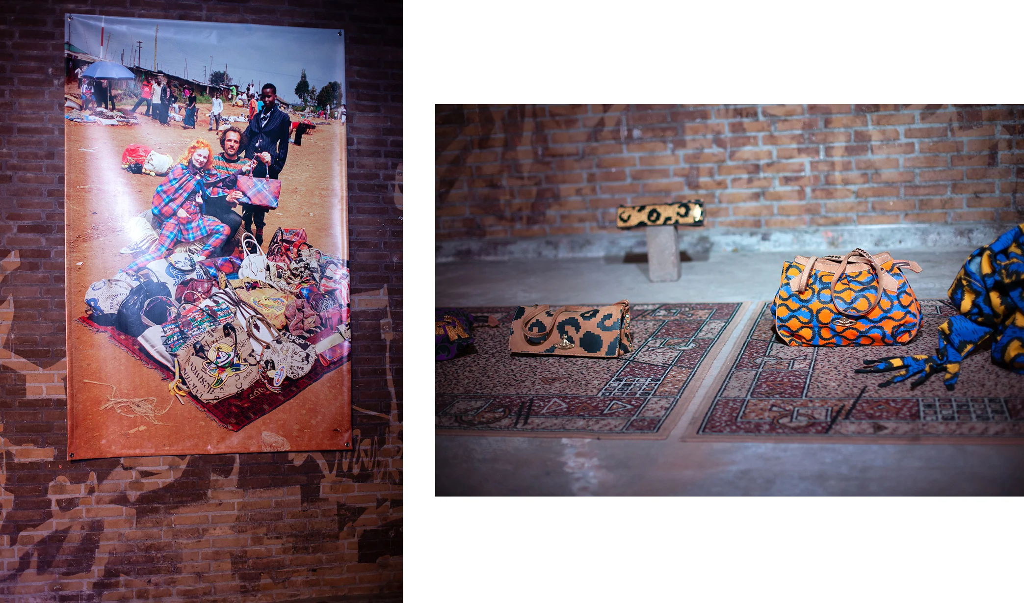 Vivienne Westwood, bags made in Nairobi.