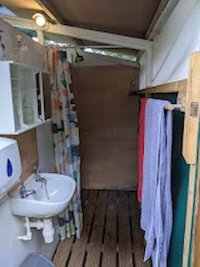 Racquety farm Powys Interior camp shower.jpg