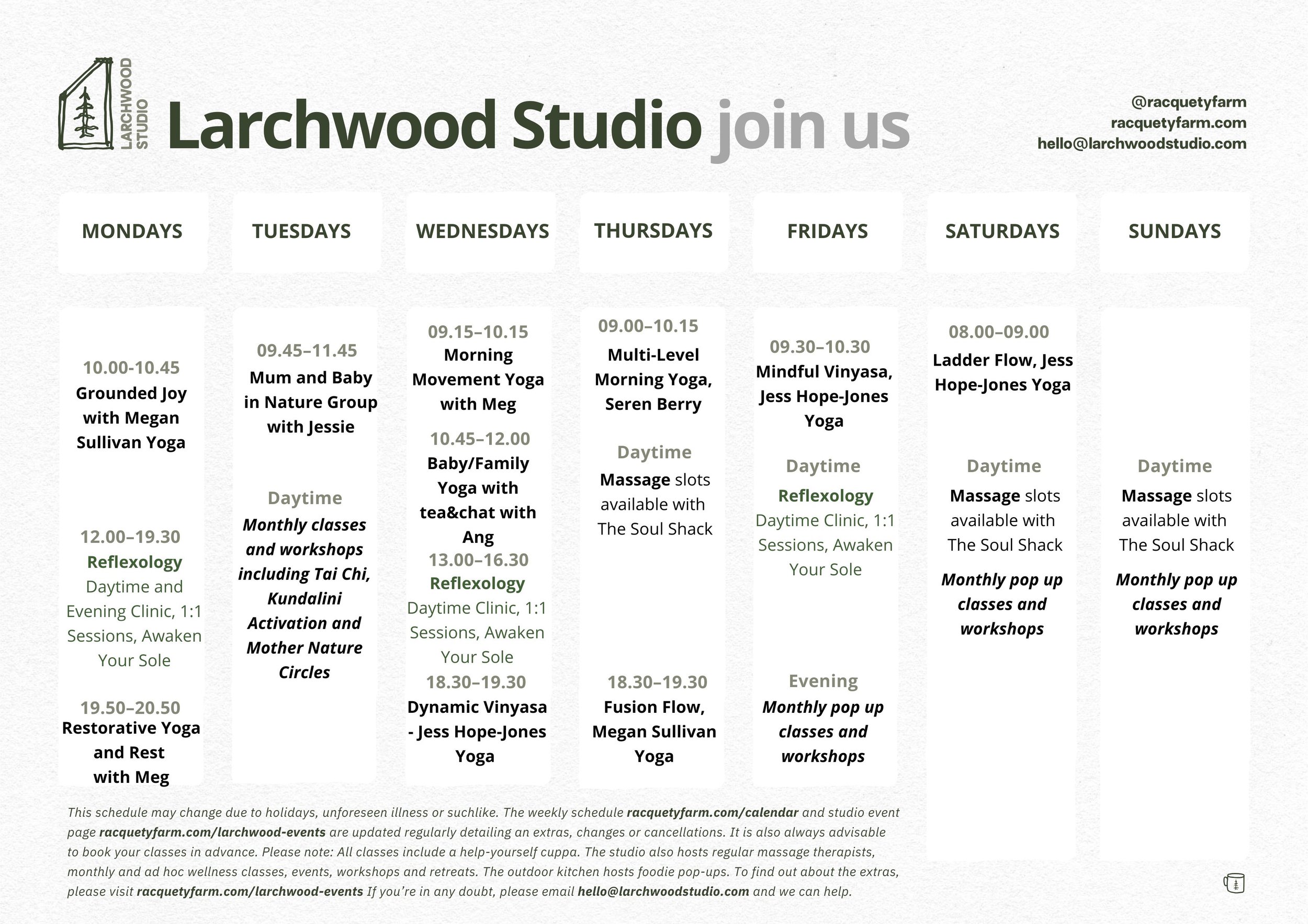 Larchwood Weekly Schedule FEBRUARY ONWARDS 2026.jpg