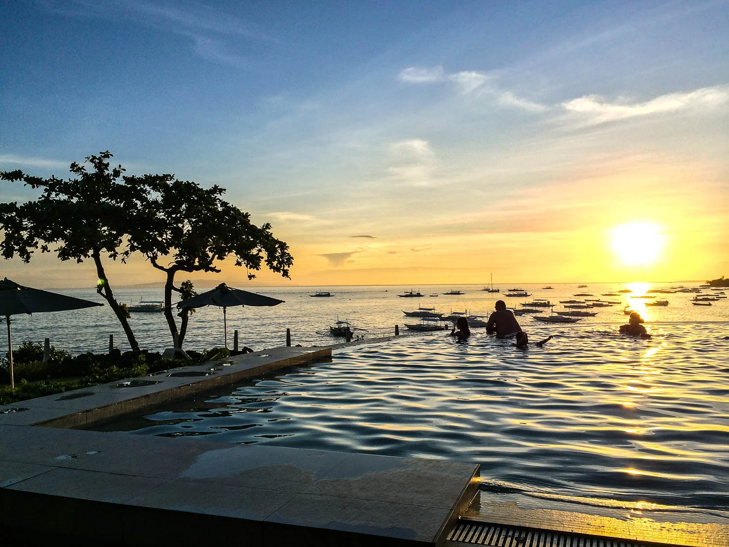 Infinity pool at Amorita Resort
