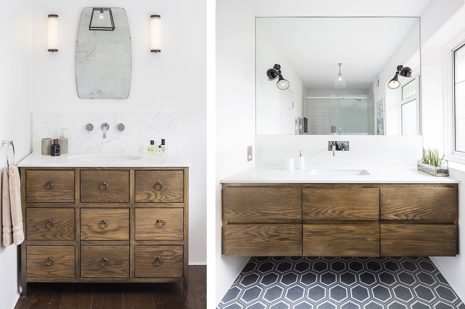   The cabinets were custom designed by Laura, echoing the beautiful mid century theme throughout the home.  