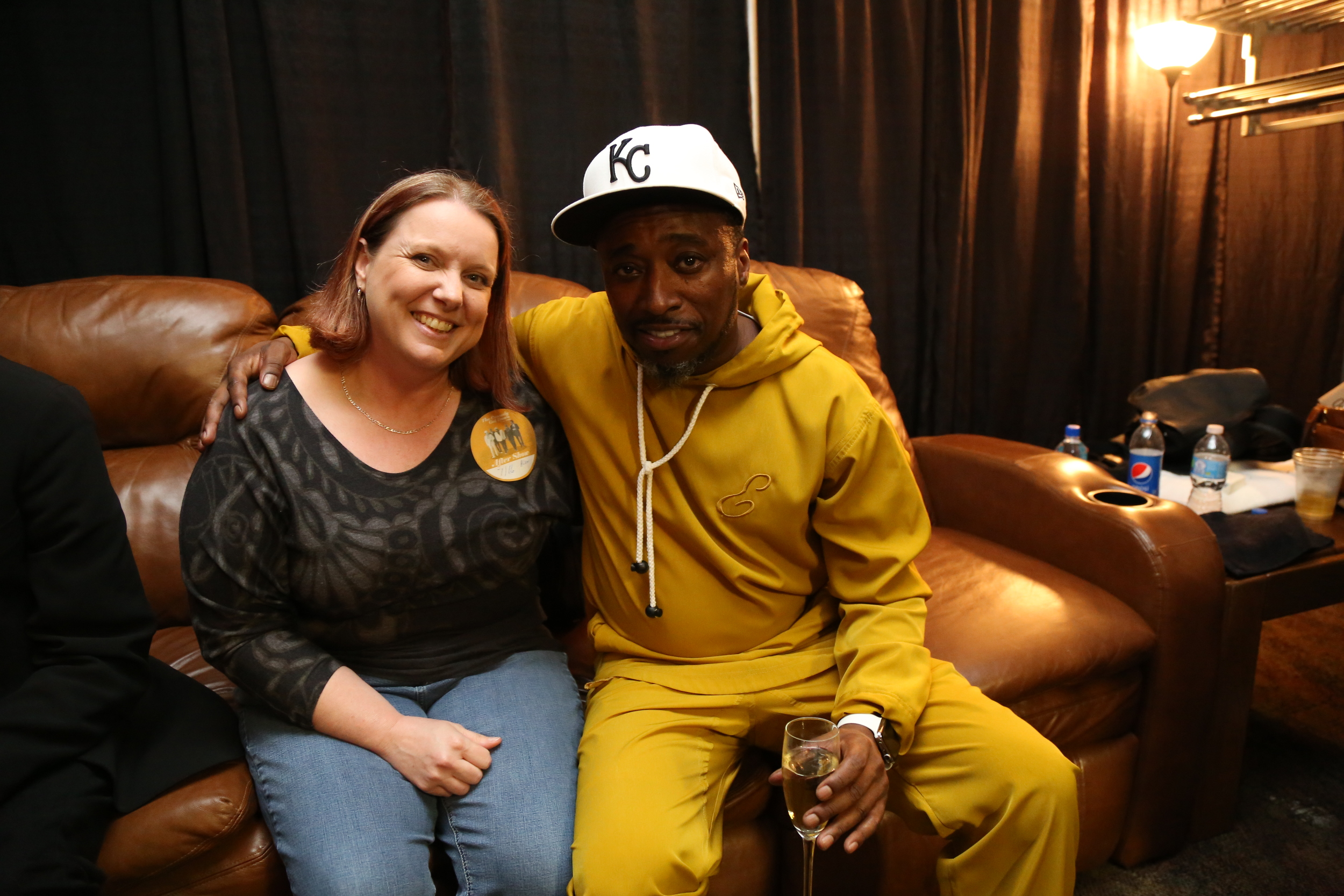 Kelly of Kelly's Cake and Eddie Griffin