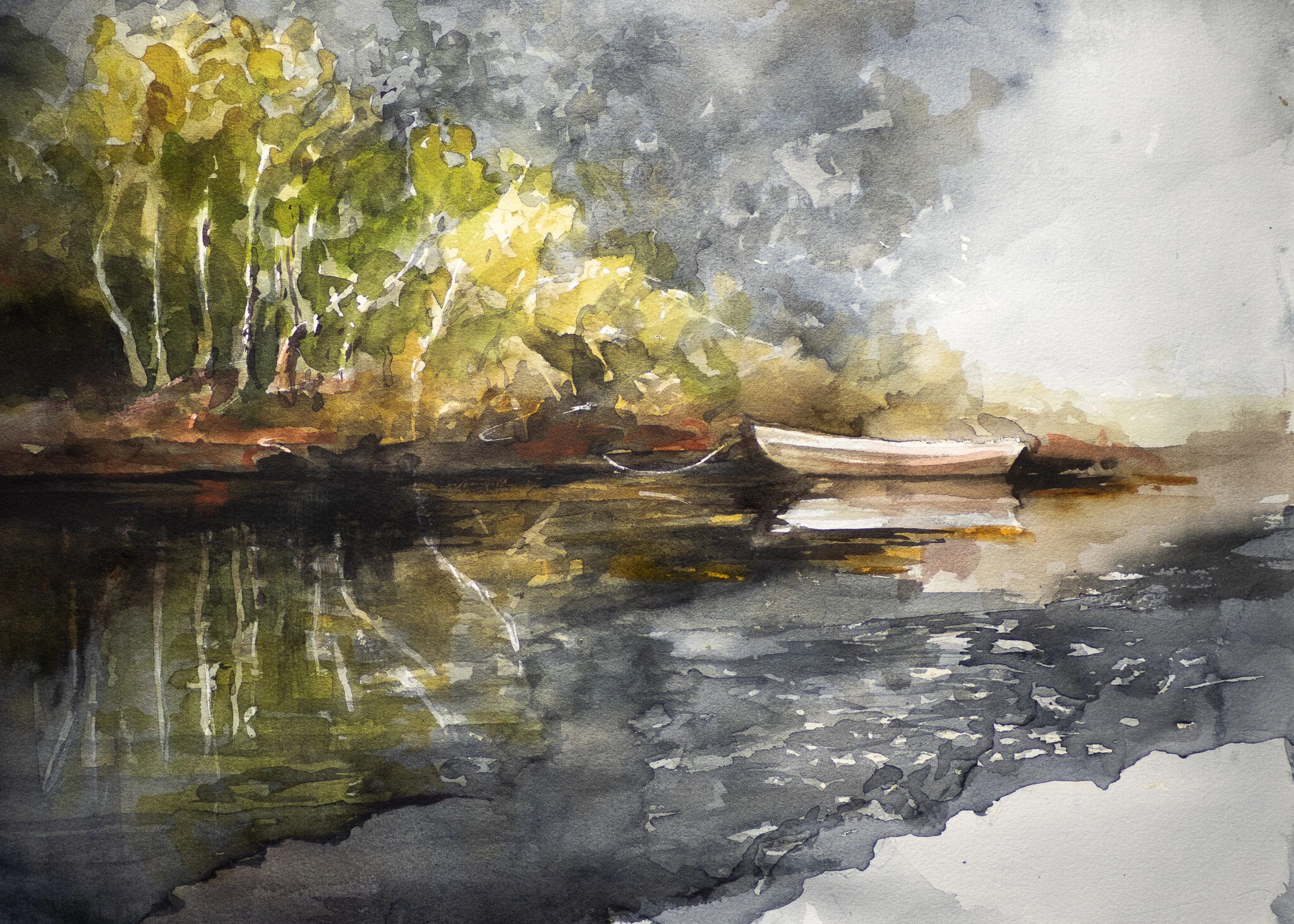 LATE SUMMER BY THE RIVER