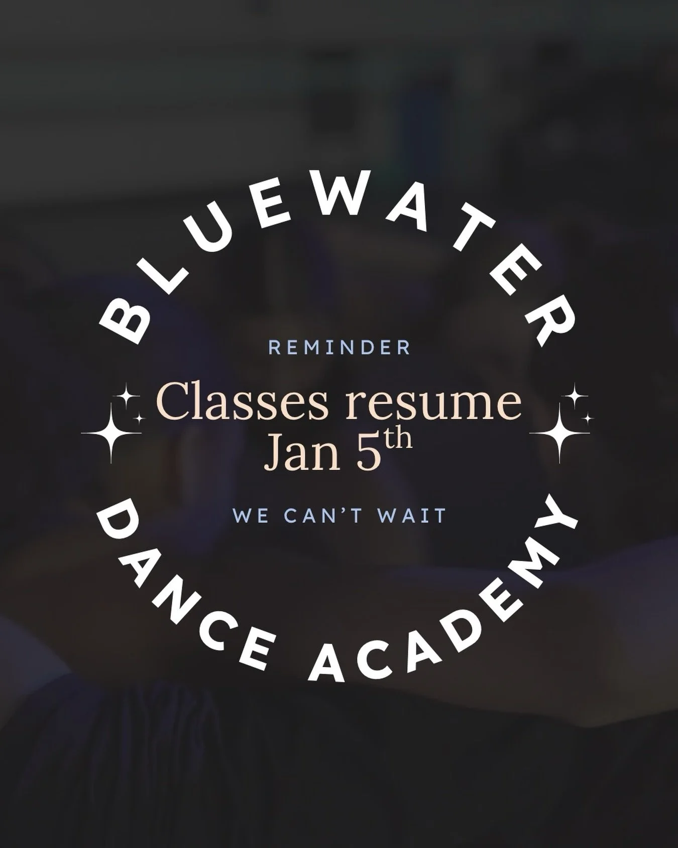 The studio has been a little too quiet 👀

We&rsquo;re SO excited to return to class January 5th and be back doing what we love most, dancing with our incredible dancers 💃✨

Let&rsquo;s do this!