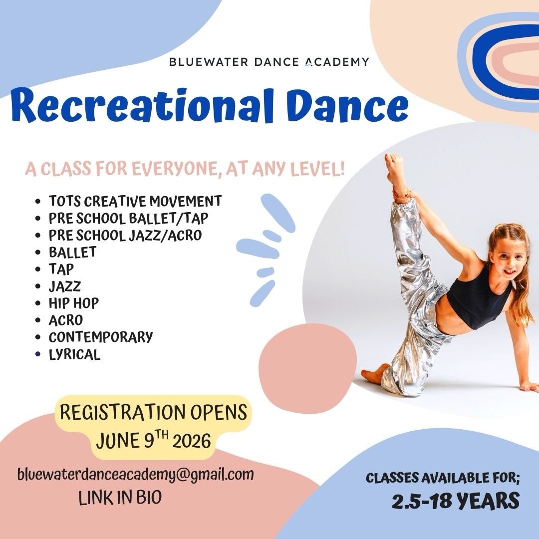 🩵 REC REGISTRATION IS HERE 🩵

Sign in to your dance studio pro account and find the classes that fit your dancer best! 

We can&rsquo;t wait to dance with you in Season 11 🥳
