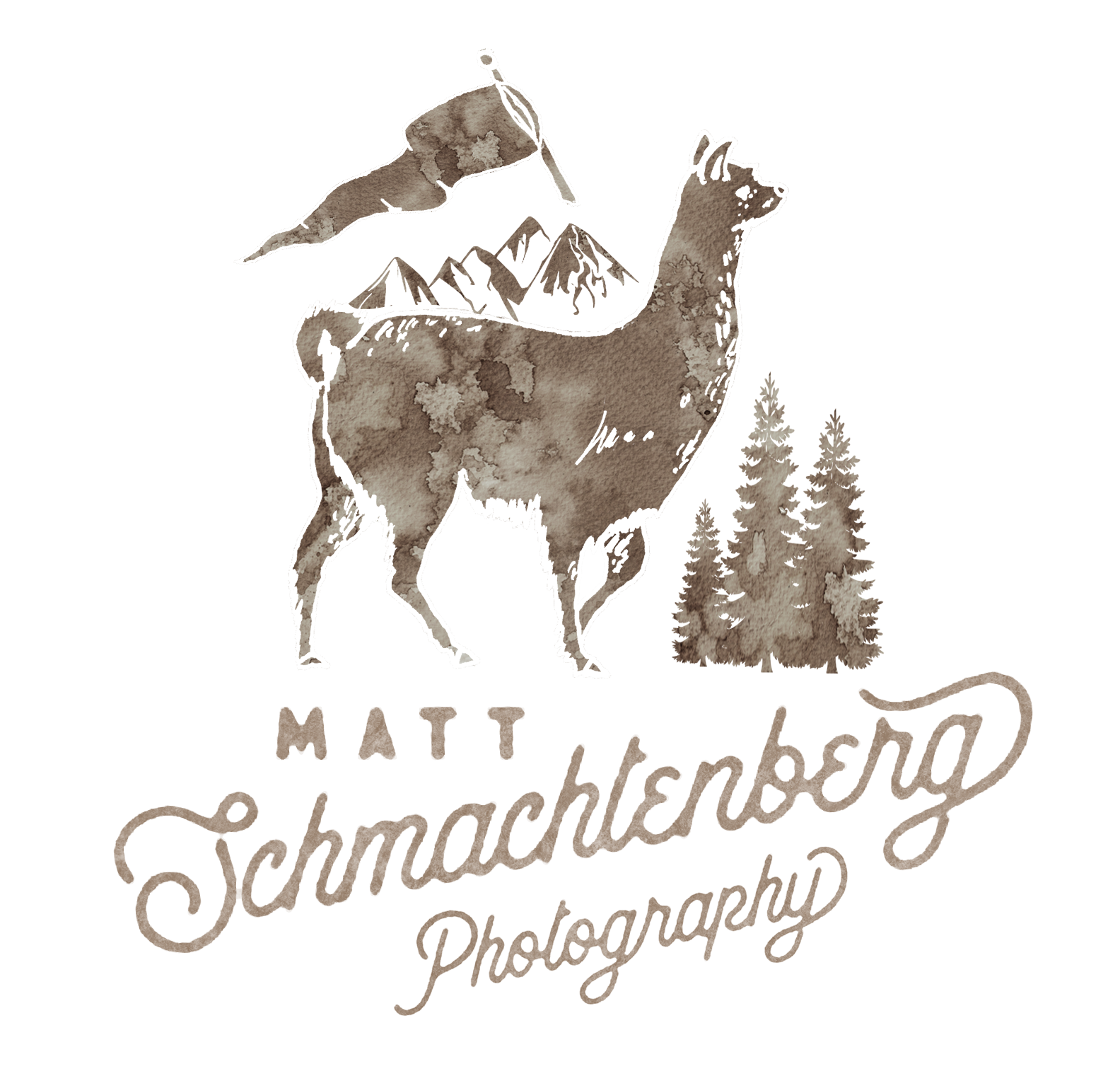 Matt Schmachtenberg Photography llama logo