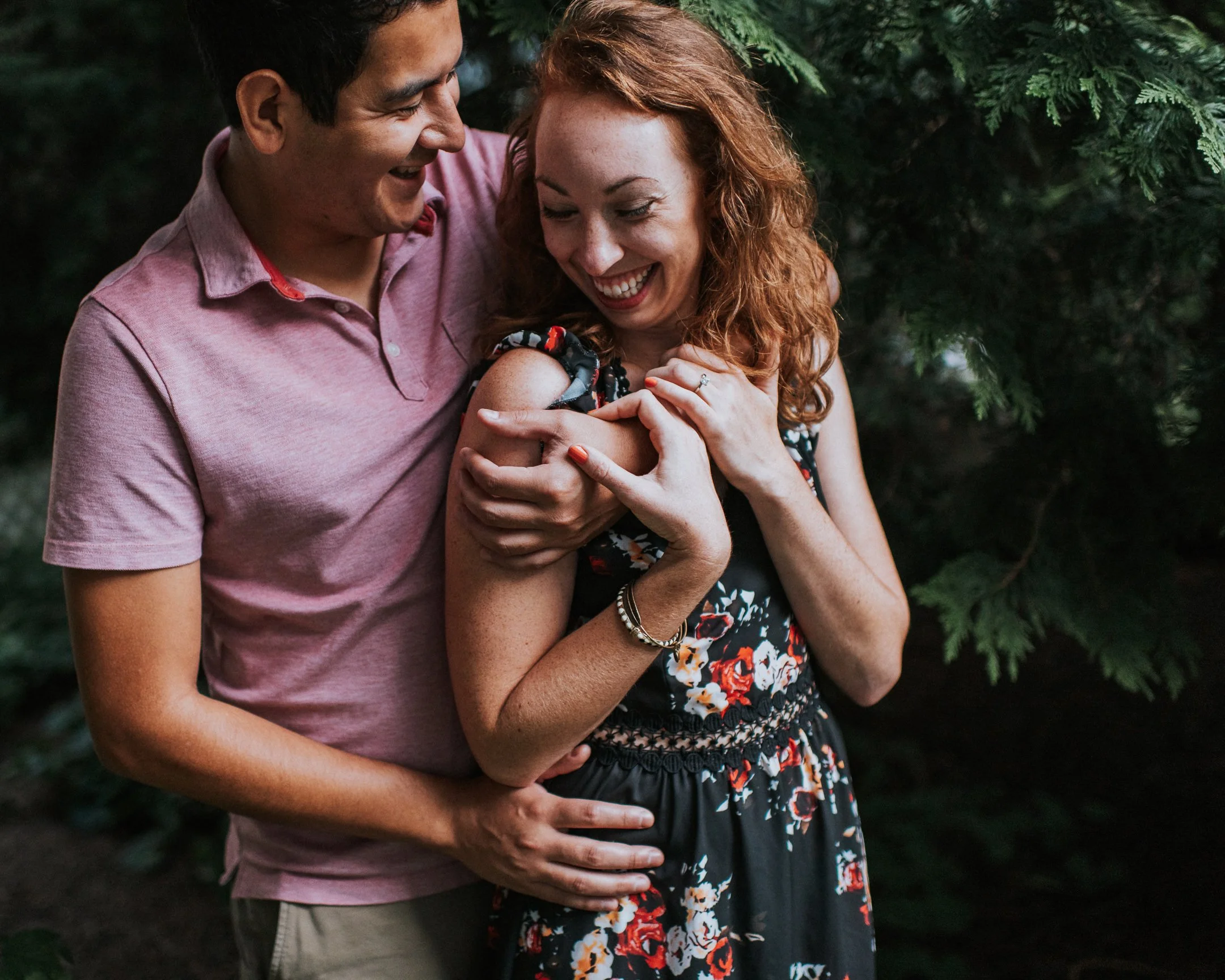 Virginia State Arboretum Blandy Farm engagement photo