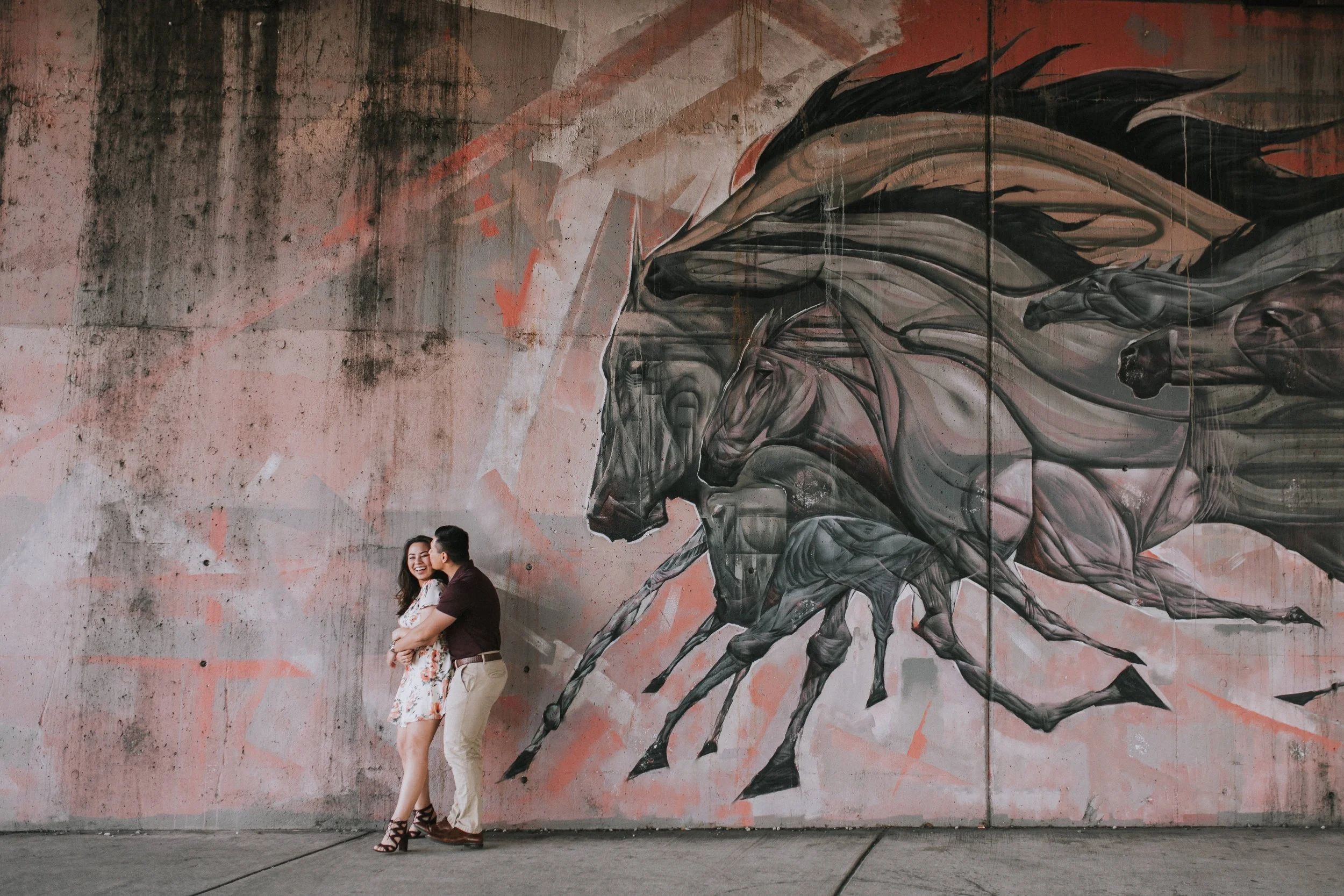 Downtown Roanoke engagement session