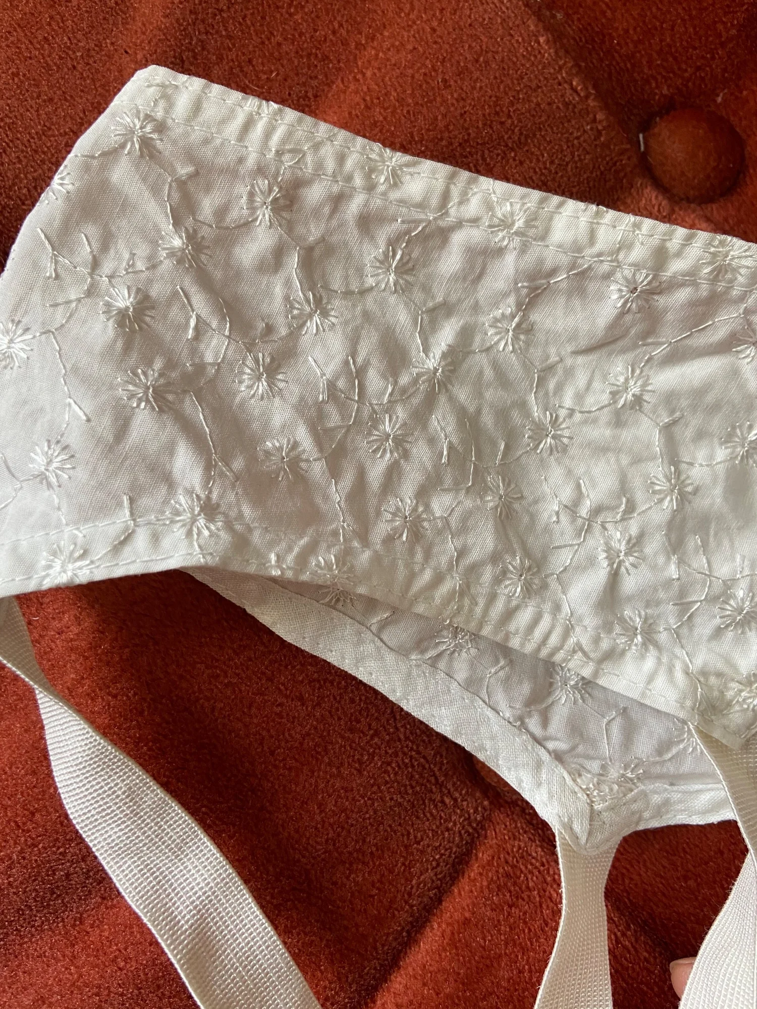 Eyelet Garter Belt  Silver Thimble