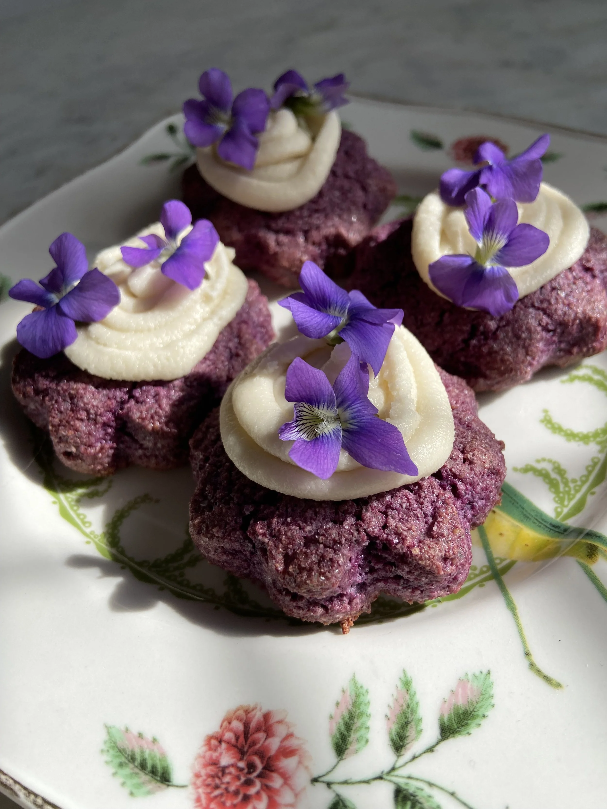 Coconut Ube Tea Cookies (pickup at Blue Dog Bakery Saturday April 4th 8am-12pm)