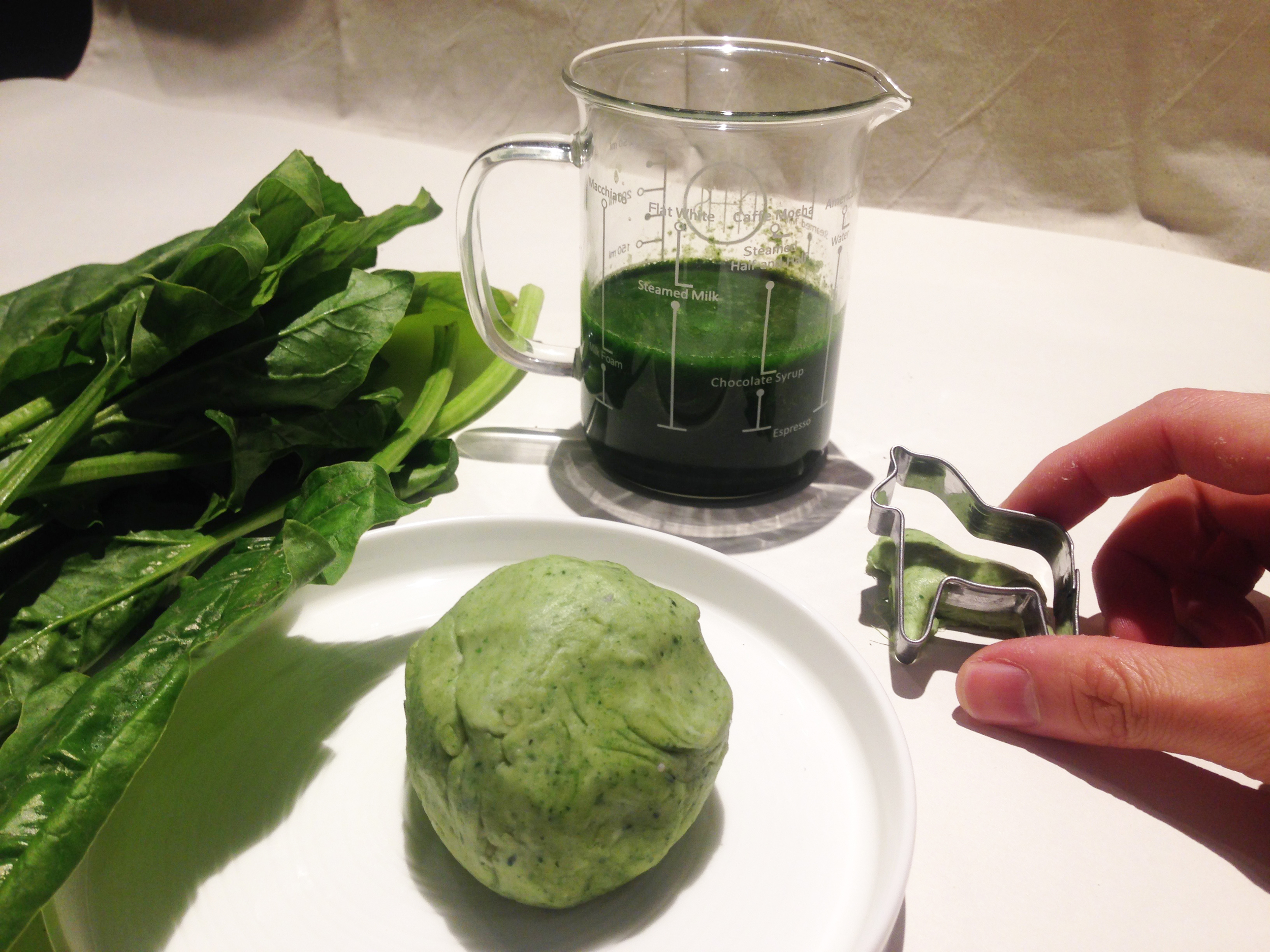 From vegetable to dough