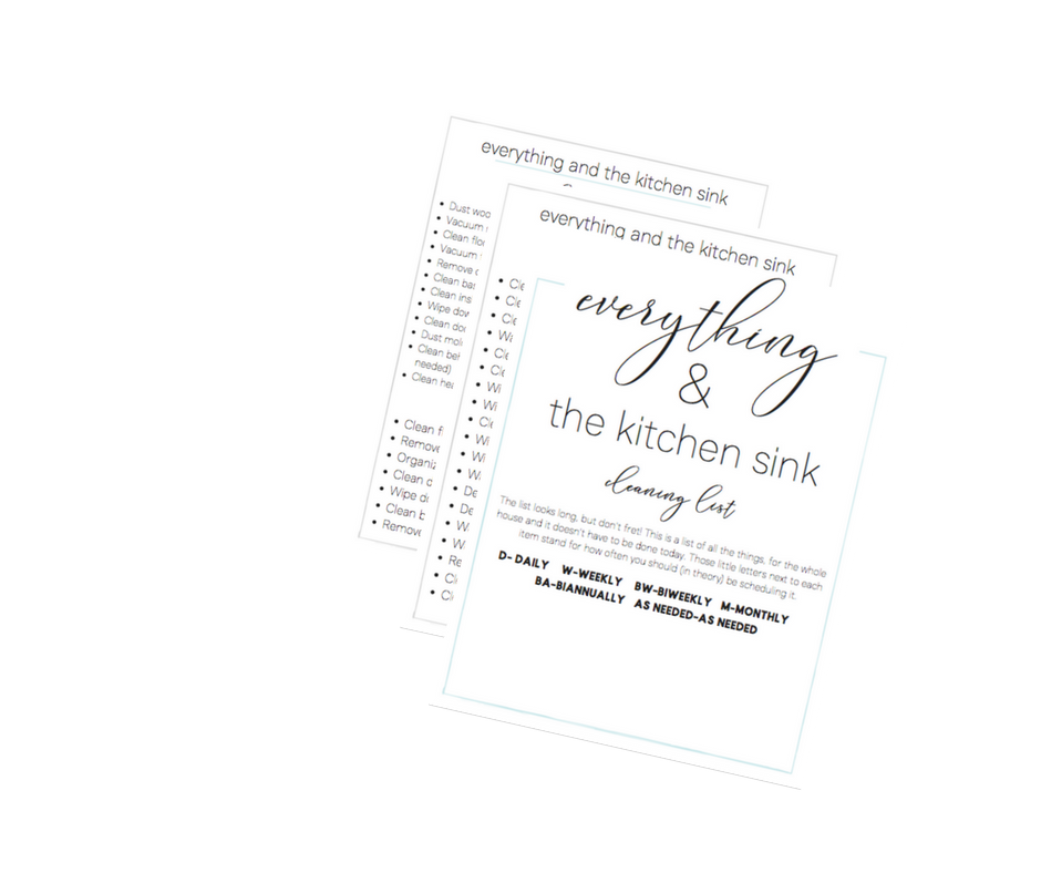 Everything And The Kitchen Sink List Mother Like A Boss