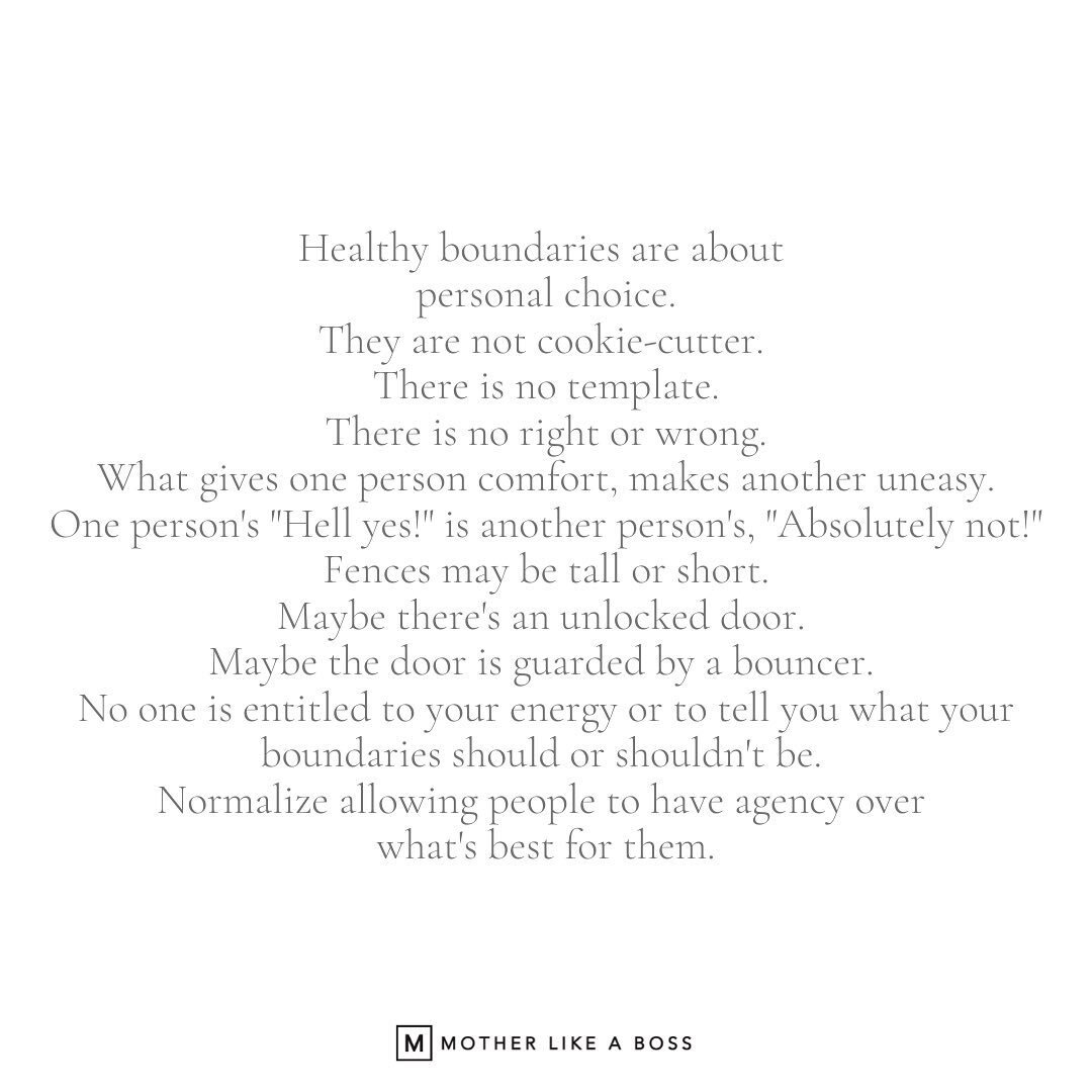 I realize how much my personal and professional boundaries are triggering people these days, but it's not about me. It's about them.

Your boundaries will trigger people. They might judge you. They may think you're too lax. They may think you're too 