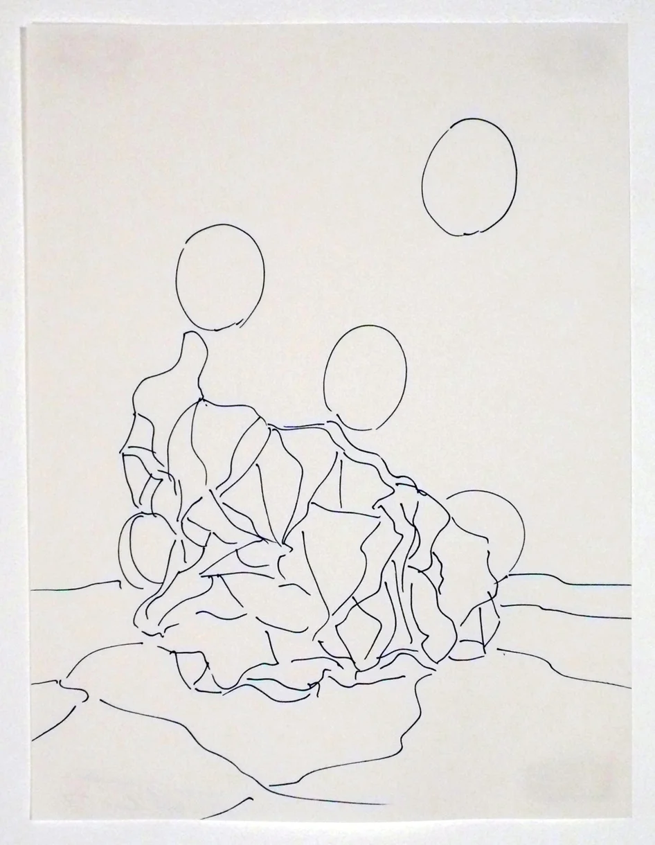 Untitled (Psychic Landscape Series) pen on paper 12x9" 2000-2016