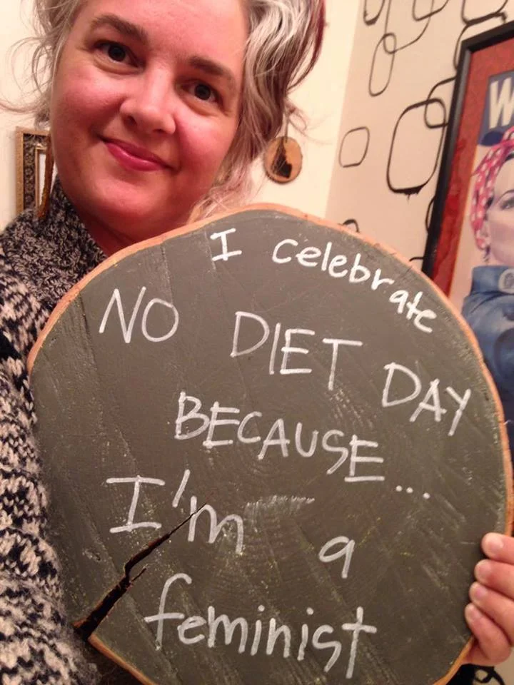 Selfie for International No Diet Day 2017 in conjunction with an online activism event with Fat Positive Louisville