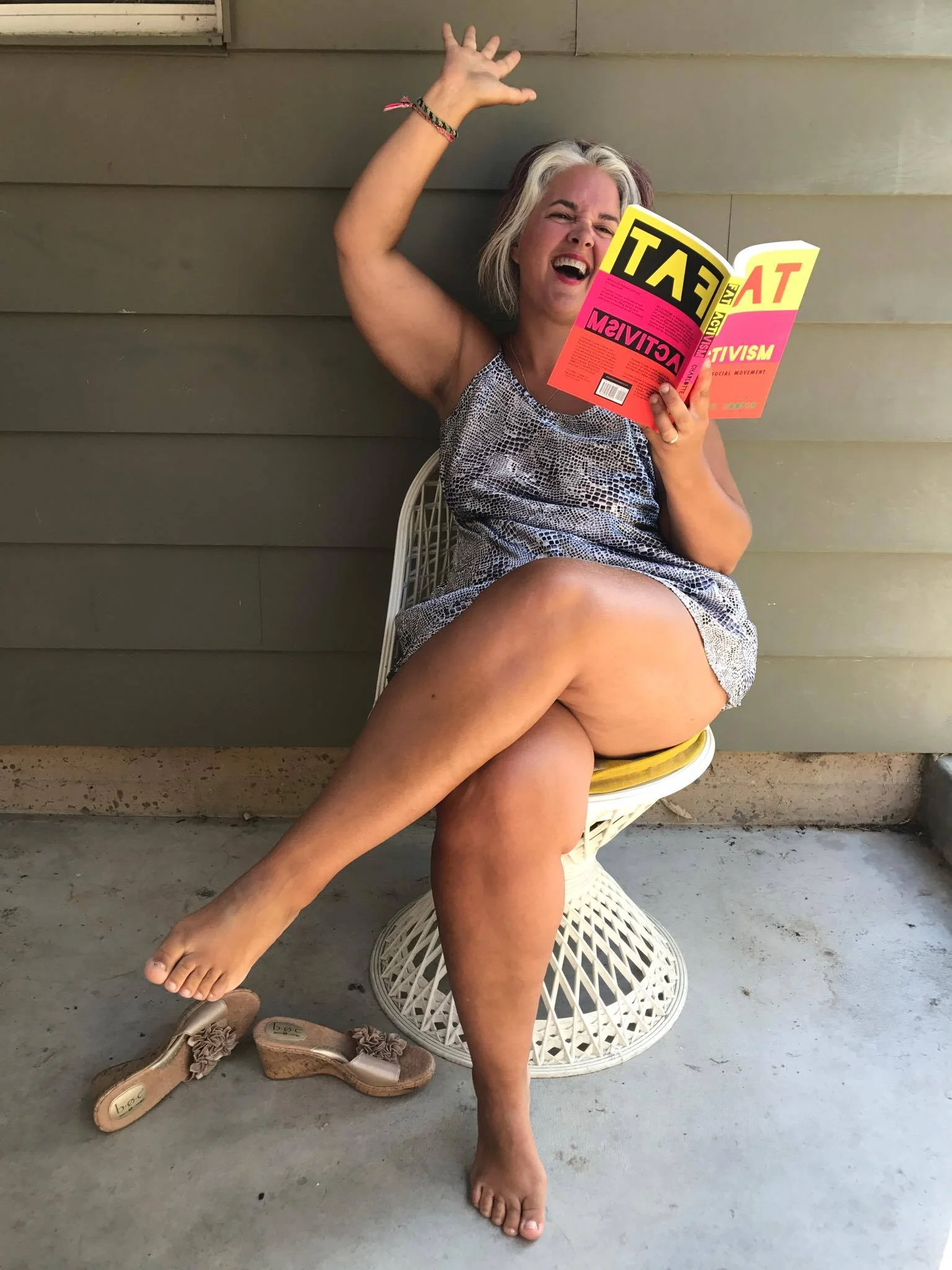 While I totally believe plumbing can be fun, I'm really into reading feminist texts these days and the just-released Fat Activism: A Radical Social Movement by Charlotte Cooper is next up on my summer reading list.