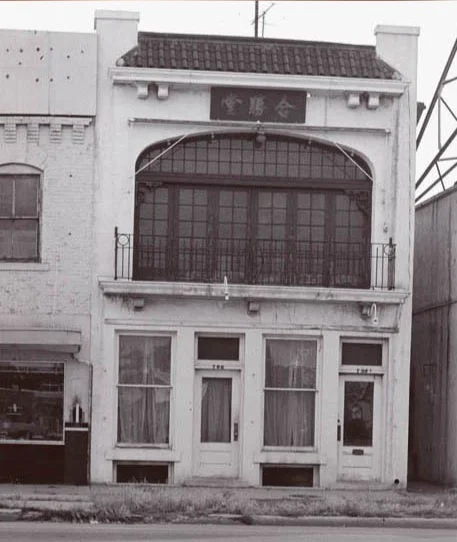 The Hop Sing building (b. 1924) downtown Boise was in Chinatown until it was demolished in 1974. It was on 7th Street (renamed Capitol Boulevard) near where the new parking garage is today north of the Grove Hotel. (photo courtesy Idaho State Archives)