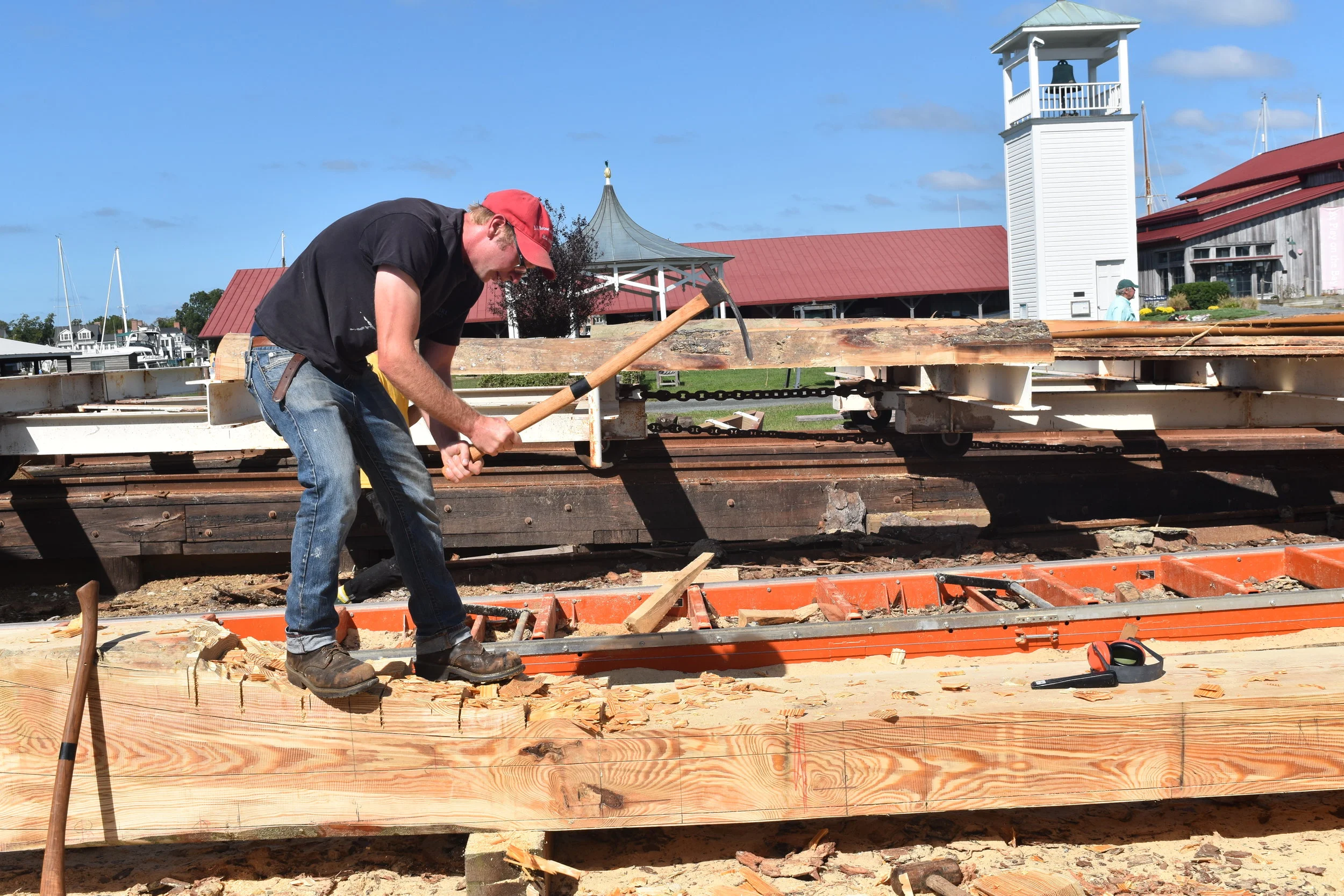 Progress Update - Cutting and Shaping Logs