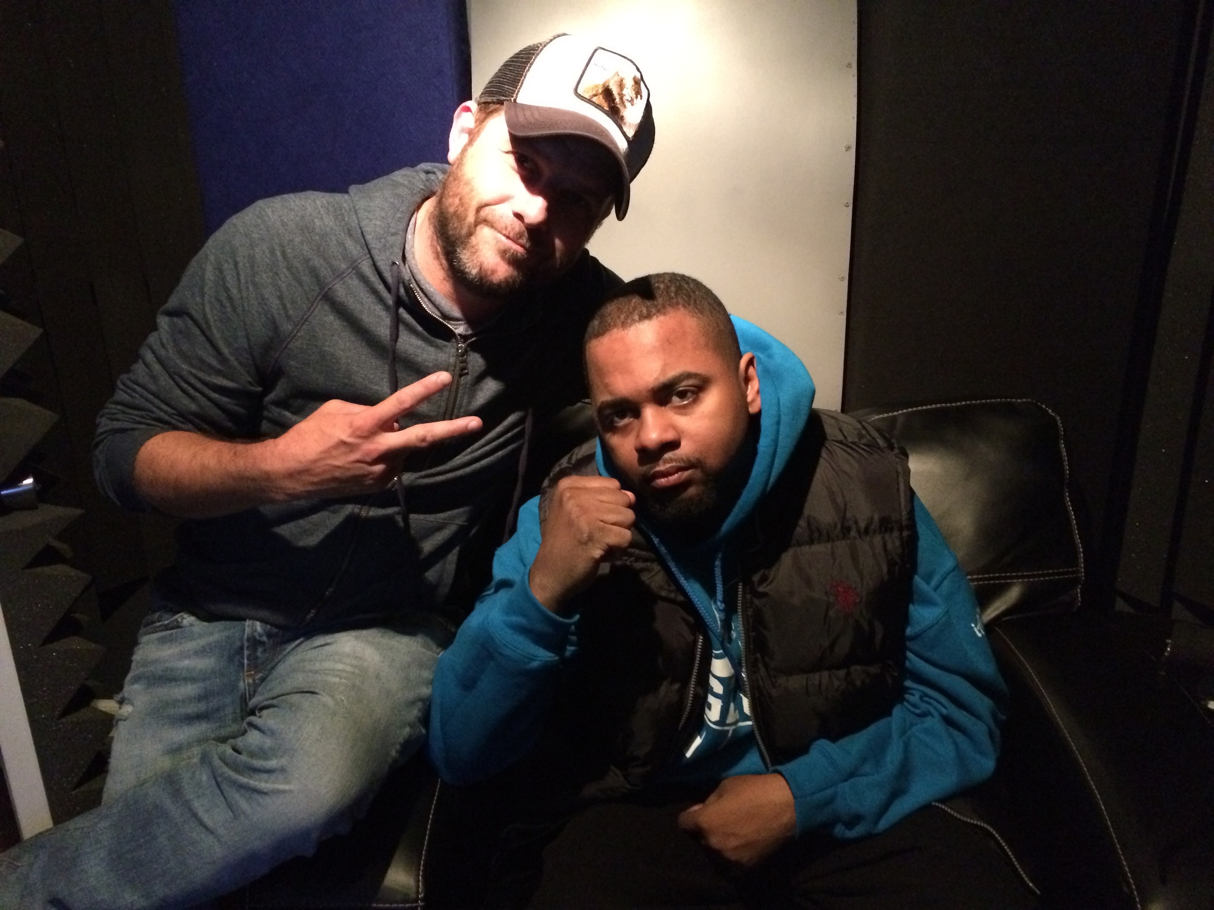  Director Frank Meyer and Hell Razah behind the scenes 2015 